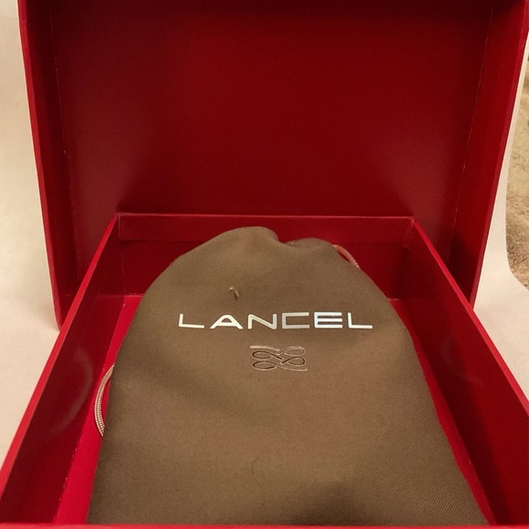 NIB Lancel Paris Double Wrap Leather Bracelet w/ Coin Charm • Made in France - Picture 8 of 10